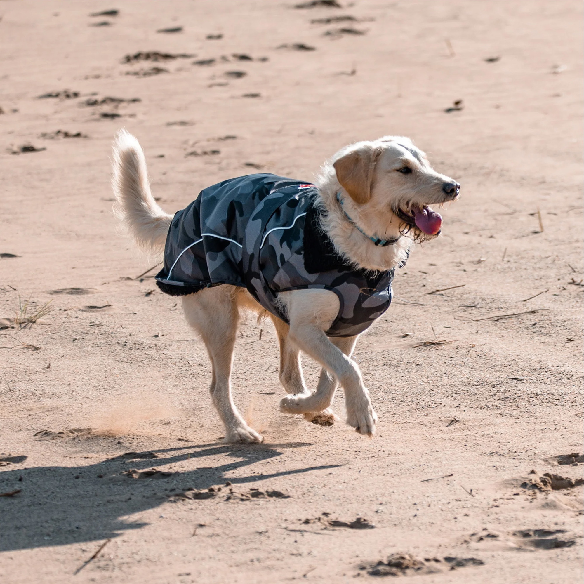 2026 Dryrobe Dog Coat V3DRDC - Black / Camo